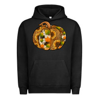 Pigment Black Leopard cowhide sunflower pumpkin Urban Hoodie - NancyCooperArtShop