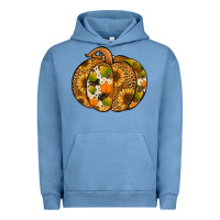 Pigment Pebble Blue Leopard cowhide sunflower pumpkin Urban Hoodie - NancyCooperArtShop