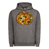 Pigment Tornado Leopard cowhide sunflower pumpkin Urban Hoodie - NancyCooperArtShop