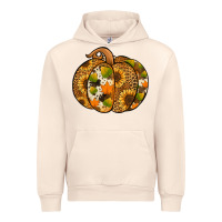 Sandshell Leopard cowhide sunflower pumpkin Urban Hoodie - NancyCooperArtShop