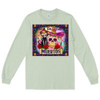 Matcha dia de los muertos Long Sleeve Tee - Zillion Design Studio
