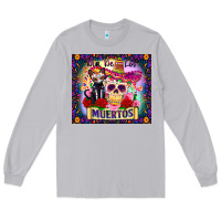 Moon Dust dia de los muertos Long Sleeve Tee - Zillion Design Studio