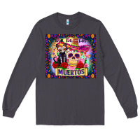 Smoke dia de los muertos Long Sleeve Tee - Zillion Design Studio