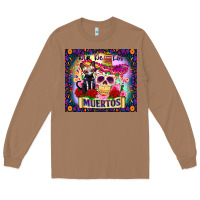 Toasted Coconut dia de los muertos Long Sleeve Tee - Zillion Design Studio