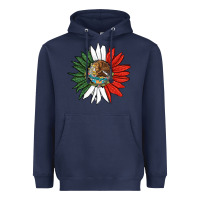 Navy mexico sunflower Heavyweight Hoodie - HRA Design Shop