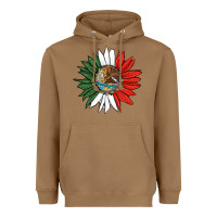 Toasted Coconut mexico sunflower Heavyweight Hoodie - HRA Design Shop