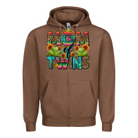 Chestnut mom of twins Zipper Hoodie - Zillion Design Studio