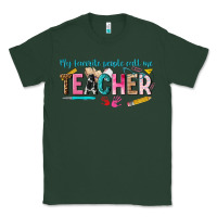 Sports Green my favorite people call me teacher Classic Tee - texasbilliewilder