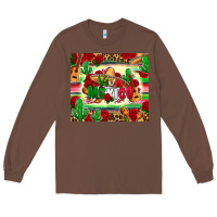 Chestnut viva mexico Long Sleeve Tee - Zillion Design Studio