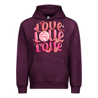 Mauve Wine love love love valentines day Urban Hoodie - MaliasSmallBusiness