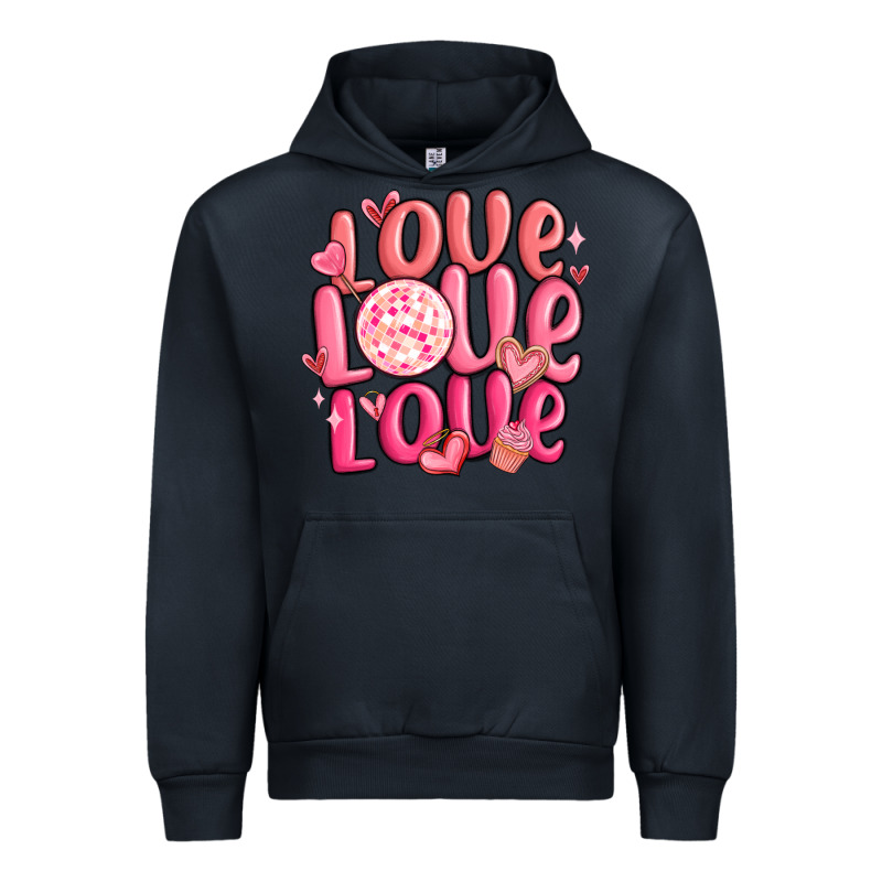 Love Love Love Valentines Day Urban Hoodie by MaliasSmallBusiness | Teevron