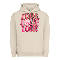 Pigment French Oak love love love valentines day Urban Hoodie - MaliasSmallBusiness