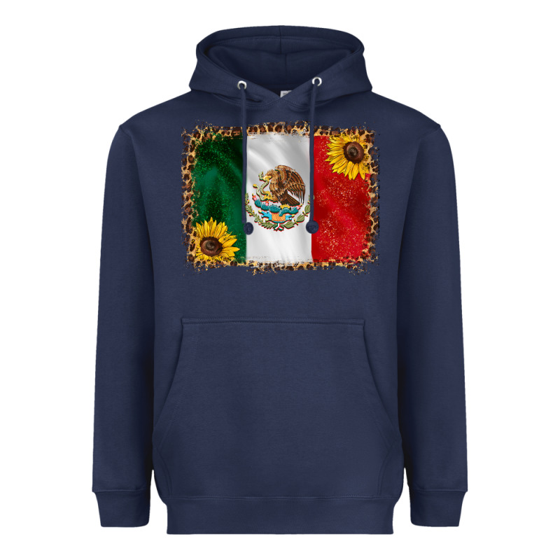 Mexico Flag Background Heavyweight Hoodie by HRA Design Shop | Teevron