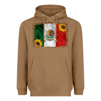 Toasted Coconut mexico flag background Heavyweight Hoodie - HRA Design Shop