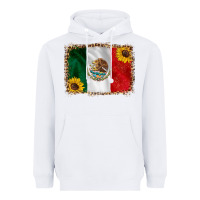 White mexico flag background Heavyweight Hoodie - HRA Design Shop
