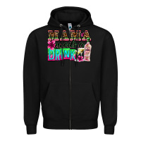 Black mama needs a drink Zipper Hoodie - Zillion Design Studio
