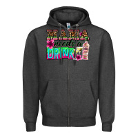Charcoal Heather mama needs a drink Zipper Hoodie - Zillion Design Studio