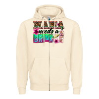 Sandshell mama needs a drink Zipper Hoodie - Zillion Design Studio