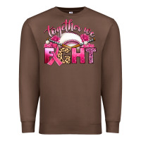 Chestnut breast cancer together we fight with baseball Premium Sweatshirt - Artiststas