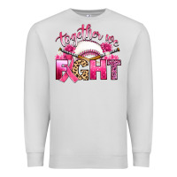 Dove Grey breast cancer together we fight with baseball Premium Sweatshirt - Artiststas