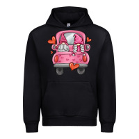 Black valentines day gnome truck Urban Hoodie - MaliasSmallBusiness