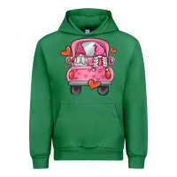Emerald valentines day gnome truck Urban Hoodie - MaliasSmallBusiness