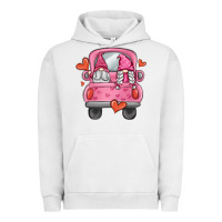 Pigment Lunar Rock valentines day gnome truck Urban Hoodie - MaliasSmallBusiness