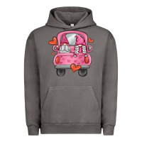 Pigment Tornado valentines day gnome truck Urban Hoodie - MaliasSmallBusiness