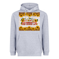 Heather Grey god bless america tumbler Heavyweight Hoodie - HRA Design Shop