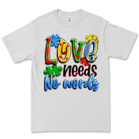 Dove Grey love needs no words Premium Tee - Artiststas