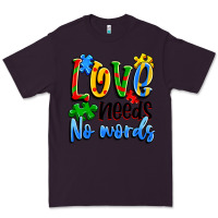 Plum love needs no words Premium Tee - Artiststas