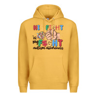 Mustard his fight is my fight autism awareness Premium Hoodie - MaliasSmallBusiness