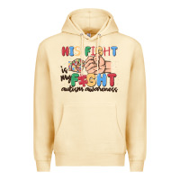 Pina Colada his fight is my fight autism awareness Premium Hoodie - MaliasSmallBusiness