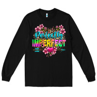 Black perfectly imperfect Long Sleeve Tee - texasbilliewilder