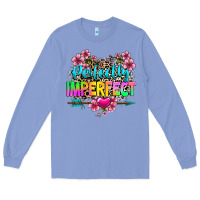 Colony Blue perfectly imperfect Long Sleeve Tee - texasbilliewilder