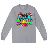 Heather Grey perfectly imperfect Long Sleeve Tee - texasbilliewilder