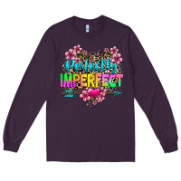 Plum perfectly imperfect Long Sleeve Tee - texasbilliewilder