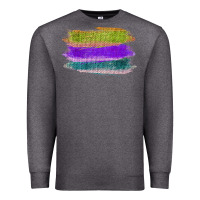 Charcoal Heather Green Purple Cyan Colored Triple Brush Strokes Premium Sweatshirt - Bettercallsaul