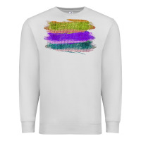 Dove Grey Green Purple Cyan Colored Triple Brush Strokes Premium Sweatshirt - Bettercallsaul