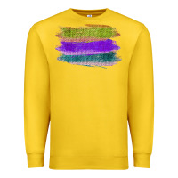 Lemon Green Purple Cyan Colored Triple Brush Strokes Premium Sweatshirt - Bettercallsaul