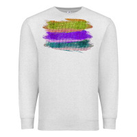 Oatmeal Heather Green Purple Cyan Colored Triple Brush Strokes Premium Sweatshirt - Bettercallsaul