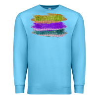 Ocean Blue Green Purple Cyan Colored Triple Brush Strokes Premium Sweatshirt - Bettercallsaul