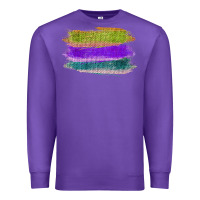 Purple Green Purple Cyan Colored Triple Brush Strokes Premium Sweatshirt - Bettercallsaul