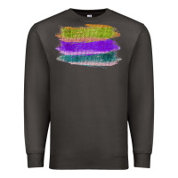 Smoke Green Purple Cyan Colored Triple Brush Strokes Premium Sweatshirt - Bettercallsaul