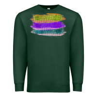Sports Green Green Purple Cyan Colored Triple Brush Strokes Premium Sweatshirt - Bettercallsaul
