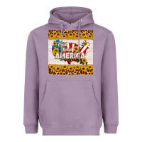 Lavender god bless america square coaster Heavyweight Hoodie - HRA Design Shop
