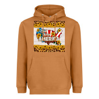 Meerkat god bless america square coaster Heavyweight Hoodie - HRA Design Shop