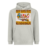 Moon Dust god bless america square coaster Heavyweight Hoodie - HRA Design Shop