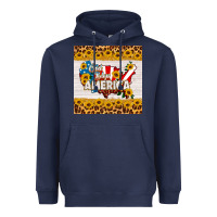 God Bless America Square Coaster Heavyweight Hoodie | Teevron
