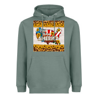 Sage god bless america square coaster Heavyweight Hoodie - HRA Design Shop
